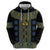 Ukraine Zip Hoodie Traditional Braided Rope Belt Folk Pattern National Color
