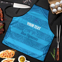 Custom India Football 2026 Apron Come On Blue Tigresses - Blue Version