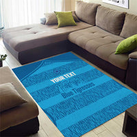 Custom India Football 2026 Area Rug Come On Blue Tigresses - Blue Version