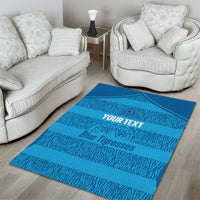 Custom India Football 2026 Area Rug Come On Blue Tigresses - Blue Version