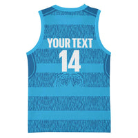 Custom India Football 2026 Basketball Jersey Come On Blue Tigresses - Blue Version
