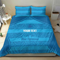 Custom India Football 2026 Bedding Set Come On Blue Tigresses - Blue Version