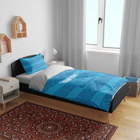 Custom India Football 2026 Bedding Set Come On Blue Tigresses - Blue Version