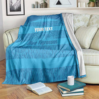 Custom India Football 2026 Blanket Come On Blue Tigresses - Blue Version
