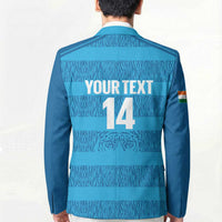 Custom India Football 2026 Blazer Come On Blue Tigresses - Blue Version