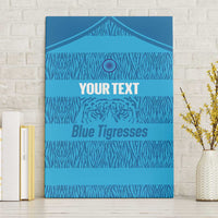 Custom India Football 2026 Canvas Wall Art Come On Blue Tigresses - Blue Version