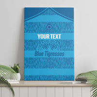 Custom India Football 2026 Canvas Wall Art Come On Blue Tigresses - Blue Version