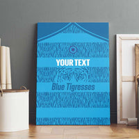 Custom India Football 2026 Canvas Wall Art Come On Blue Tigresses - Blue Version
