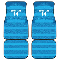 Custom India Football 2026 Car Mats Come On Blue Tigresses - Blue Version