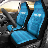 Custom India Football 2026 Car Seat Cover Come On Blue Tigresses - Blue Version