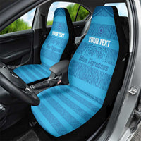 Custom India Football 2026 Car Seat Cover Come On Blue Tigresses - Blue Version
