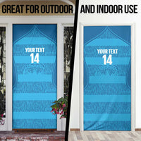 Custom India Football 2026 Door Cover Come On Blue Tigresses - Blue Version
