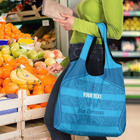 Custom India Football 2026 Grocery Bag Come On Blue Tigresses - Blue Version