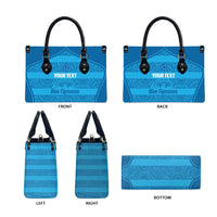 Custom India Football 2026 Leather Bag Come On Blue Tigresses - Blue Version