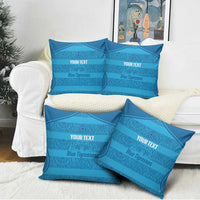 Custom India Football 2026 Pillow Cover Come On Blue Tigresses - Blue Version