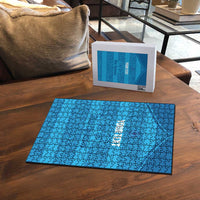 Custom India Football 2026 Puzzle Come On Blue Tigresses - Blue Version