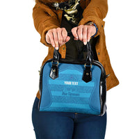Custom India Football 2026 Shoulder Handbag Come On Blue Tigresses - Blue Version