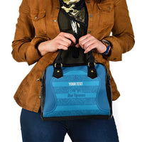 Custom India Football 2026 Shoulder Handbag Come On Blue Tigresses - Blue Version