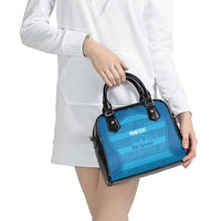 Custom India Football 2026 Shoulder Handbag Come On Blue Tigresses - Blue Version