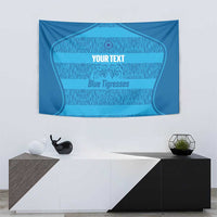 Custom India Football 2026 Tapestry Come On Blue Tigresses - Blue Version