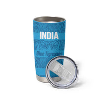 Custom India Football 2026 Tumbler Cup Come On Blue Tigresses - Blue Version