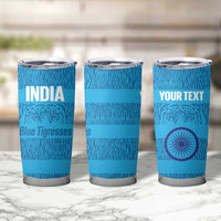Custom India Football 2026 Tumbler Cup Come On Blue Tigresses - Blue Version