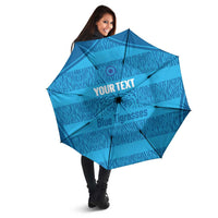 Custom India Football 2026 Umbrella Come On Blue Tigresses - Blue Version