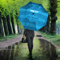 Custom India Football 2026 Umbrella Come On Blue Tigresses - Blue Version