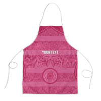 Custom India Football 2026 Apron Come On Blue Tigresses - Pink Version