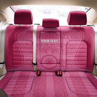 Custom India Football 2026 Back Car Seat Cover Come On Blue Tigresses - Pink Version