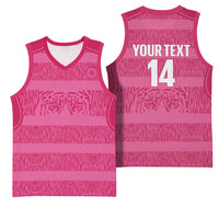 Custom India Football 2026 Basketball Jersey Come On Blue Tigresses - Pink Version