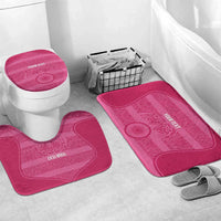 Custom India Football 2026 Bathroom Set Come On Blue Tigresses - Pink Version
