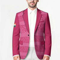 Custom India Football 2026 Blazer Come On Blue Tigresses - Pink Version