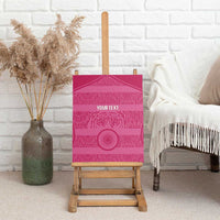 Custom India Football 2026 Canvas Wall Art Come On Blue Tigresses - Pink Version