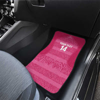 Custom India Football 2026 Car Mats Come On Blue Tigresses - Pink Version