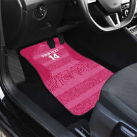Custom India Football 2026 Car Mats Come On Blue Tigresses - Pink Version