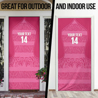 Custom India Football 2026 Door Cover Come On Blue Tigresses - Pink Version