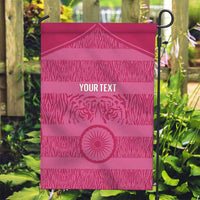 Custom India Football 2026 Garden Flag Come On Blue Tigresses - Pink Version