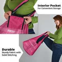 Custom India Football 2026 Grocery Bag Come On Blue Tigresses - Pink Version