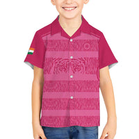 Custom India Football 2026 Hawaiian Shirt Come On Blue Tigresses - Pink Version