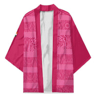 Custom India Football 2026 Kimono Come On Blue Tigresses - Pink Version