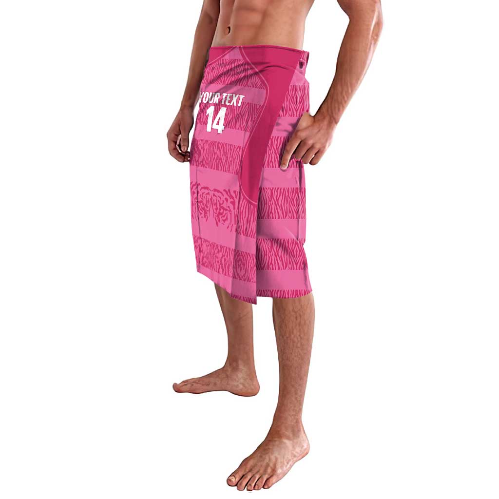 Custom India Football 2026 Lavalava Come On Blue Tigresses - Pink Version
