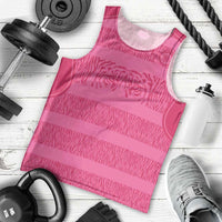 Custom India Football 2026 Men Tank Top Come On Blue Tigresses - Pink Version