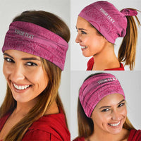 Custom India Football 2026 Neck Gaiter Come On Blue Tigresses - Pink Version