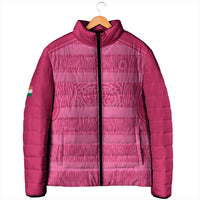 Custom India Football 2026 Padded Jacket Come On Blue Tigresses - Pink Version