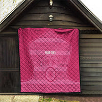 Custom India Football 2026 Quilt Come On Blue Tigresses - Pink Version