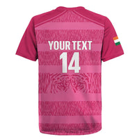 Custom India Football 2026 Rugby Jersey Come On Blue Tigresses - Pink Version