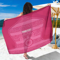 Custom India Football 2026 Sarong Come On Blue Tigresses - Pink Version
