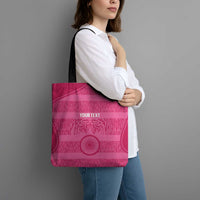 Custom India Football 2026 Tote Bag Come On Blue Tigresses - Pink Version
