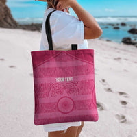 Custom India Football 2026 Tote Bag Come On Blue Tigresses - Pink Version
